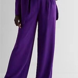 NWOT Express Purple Women's Wide Leg Pants